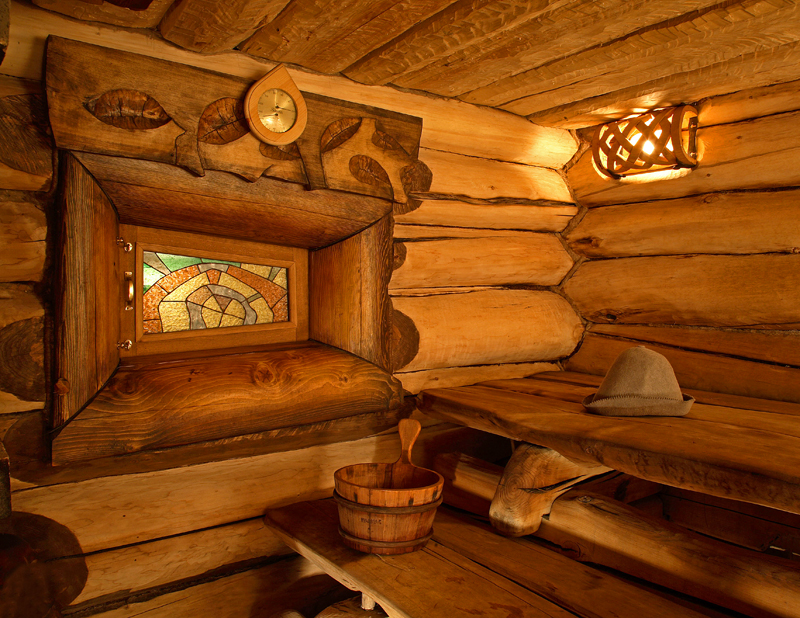 Внутренняя отделка деревянного дома, бани, от компании МещераДом, фото