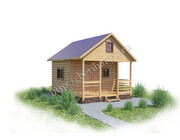 баня 4х5 с террасой