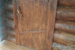 деревянная дверь в бане